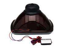 7X6 Inch Amber COB LED Glass/Metal Headlight Halogen Light Bulb Headlamp Pair Octane Lighting