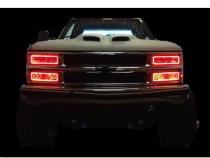 03-06 Chevy Silverado Truck Multi-Color Changing LED RGB Headlight Halo Ring Set Octane Lighting