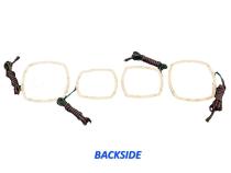 Multi-Color Changing LED RGB Headlight Halo Ring Set For 11-14 Dodge Charger Octane Lighting