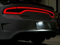 White 6K LED License Plate Light Lamp For 15-18 Dodge ChargerChrysler 300 Octane Lighting