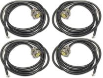 (4-Pack) - LED Bolt light - 3 watt, Cool White, Stainless Steel, 11mm, Silver Artec Industries