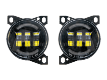 Brilliant Series Peterbilt 579/587 Fog Light Kit Black Pair Vivid Lumen