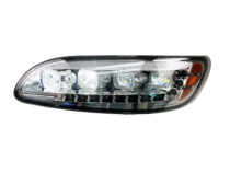 Brilliant Series Peterbilt Led 386 387 330 335 382 384 Driver 2005-2021 Chrome Vivid Lumen