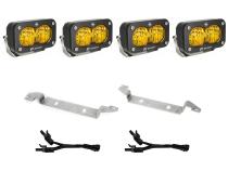 S2 Sport OEM Fog Light Replacement Kit 2025-On Toyota 4Runner Non-TRD Pro Baja Amber Baja Designs